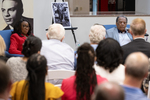 Panel discussion at exhibit opening