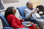 Dr. Ethel Scurlock and Ambassador Andrew Young during panel discussion