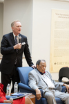 Rodney Mims Cook, Jr. and Ambassador Andrew Young at panel discussion