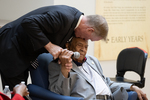 Rodney Mims Cook, Jr. and Ambassador Andrew Young at panel discussion by Thomas Graning