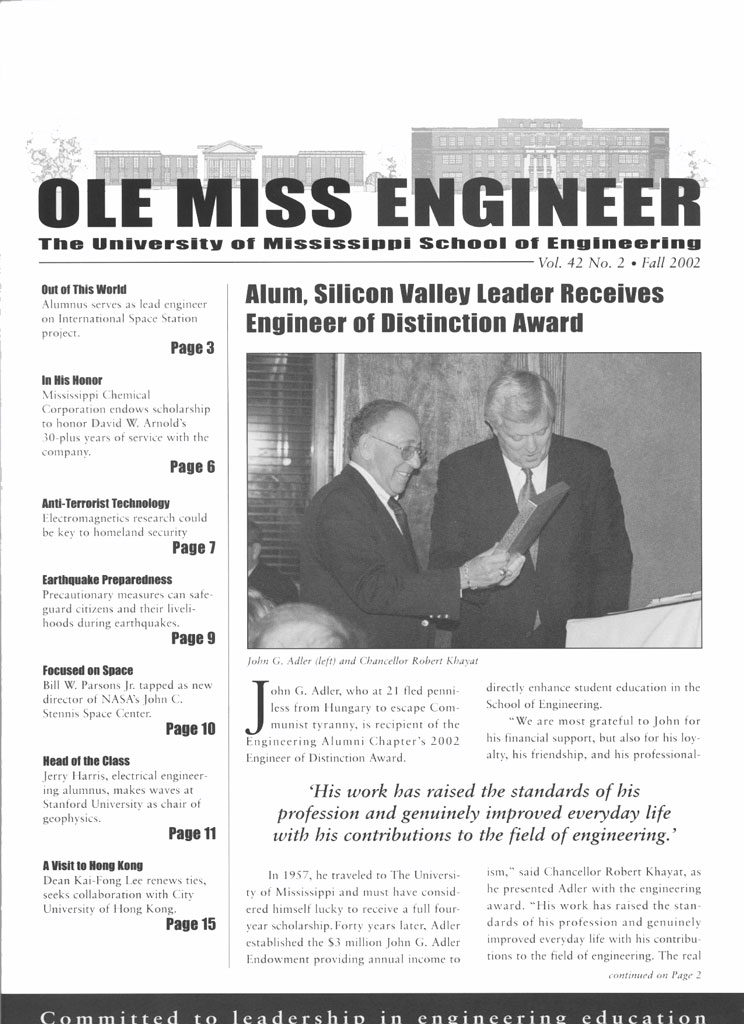 cover of Ole Miss Engineer 2002