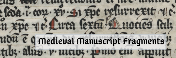 Medieval Manuscript Fragments