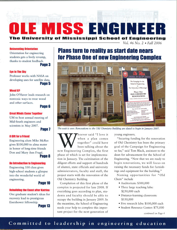 cover of Ole Miss Engineer 2006