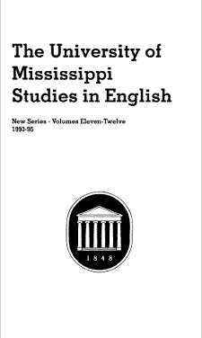 cover of Studies in English, mostly text with University seal