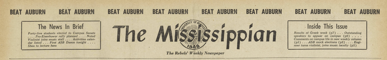The Mississippian: 1952