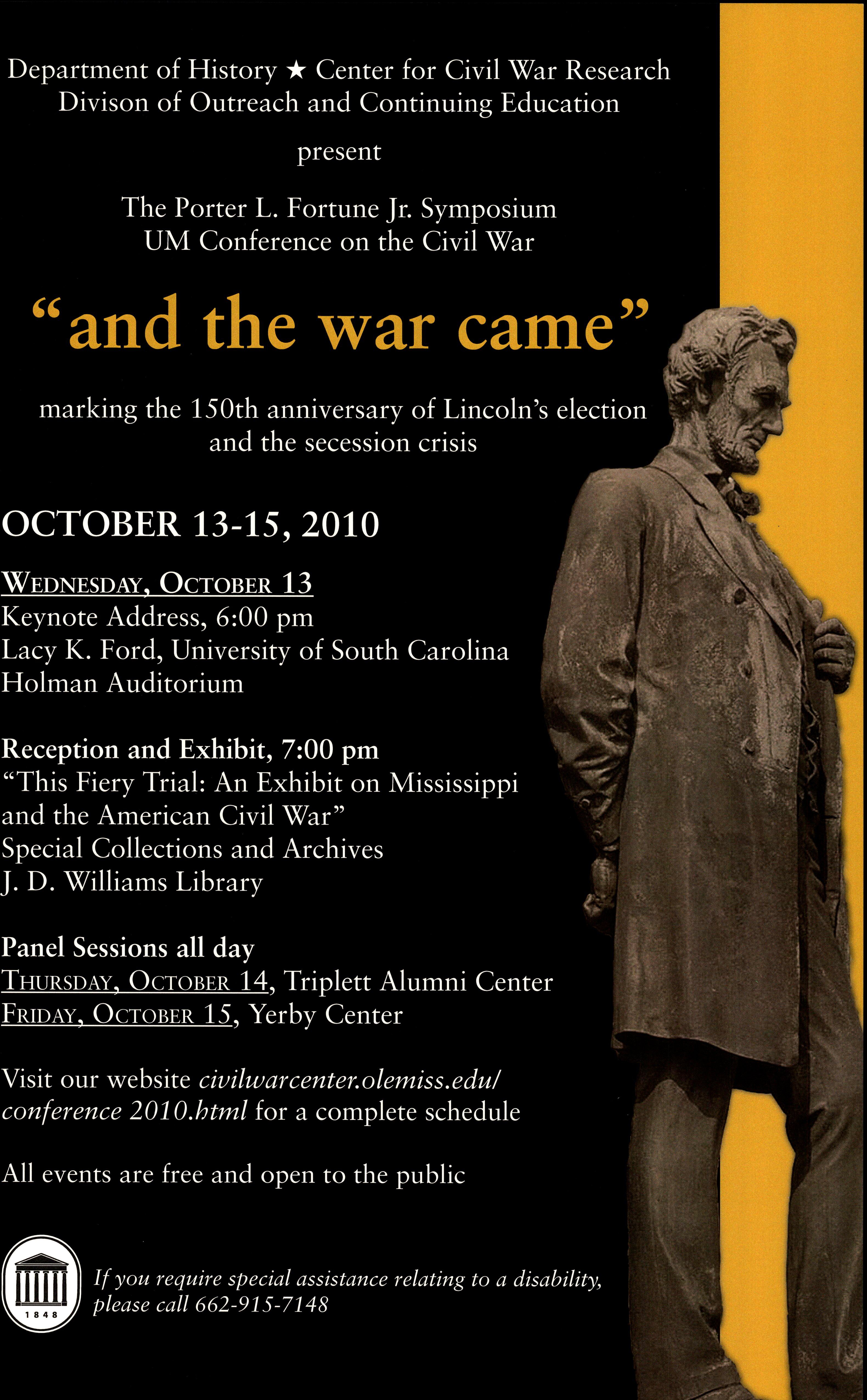 2010: And the War Came