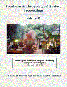 A blurred image of a drag performer in Guadalajara, Mexico