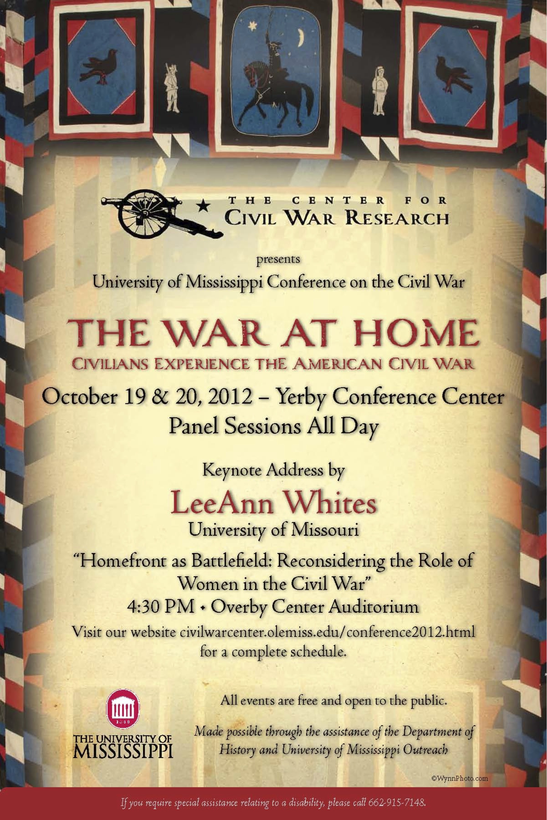 2012: The War At Home: Civilian Life During the American Civil War