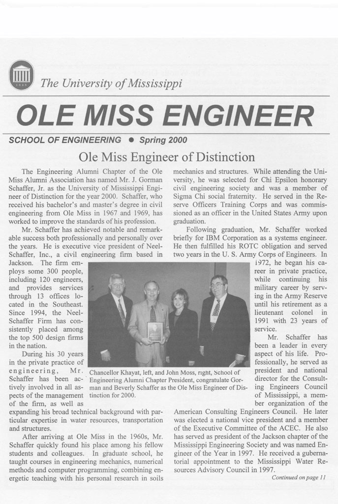 cover of Ole Miss Engineer 2000