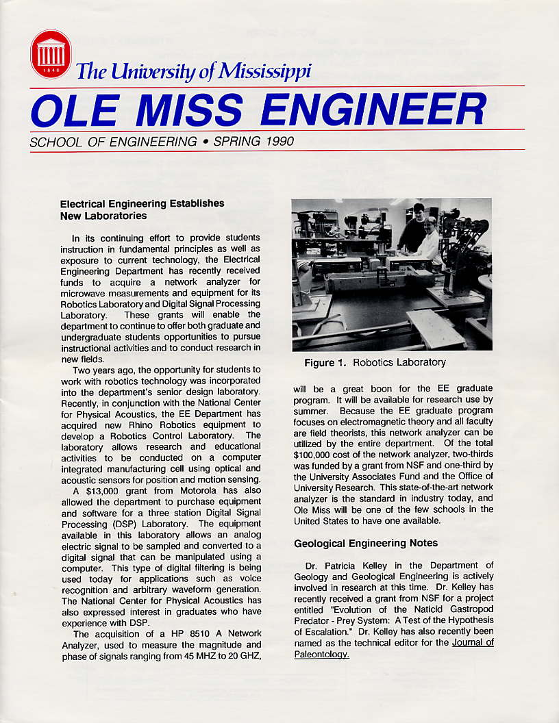 cover of Ole Miss Engineer 1990