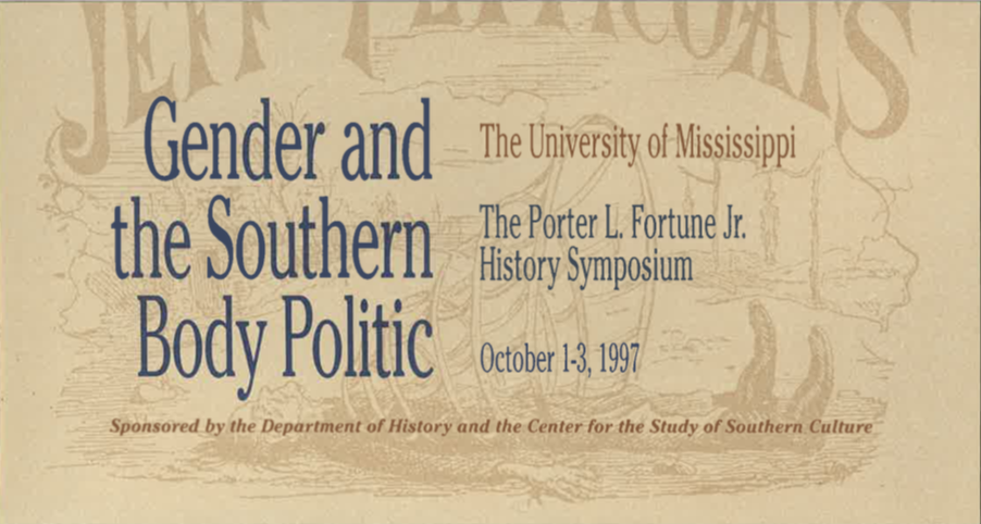 1997: Gender and the Southern Body Politic