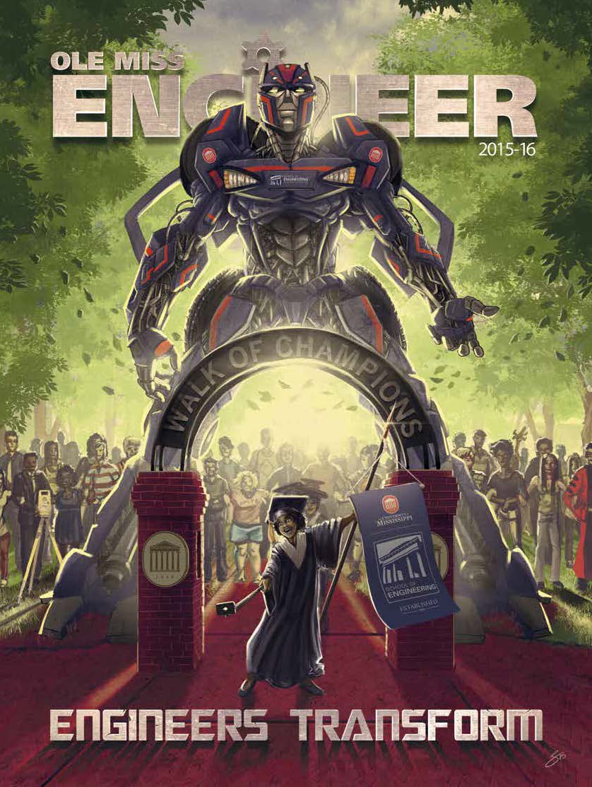 cover of Ole Miss Engineer 2015-2016