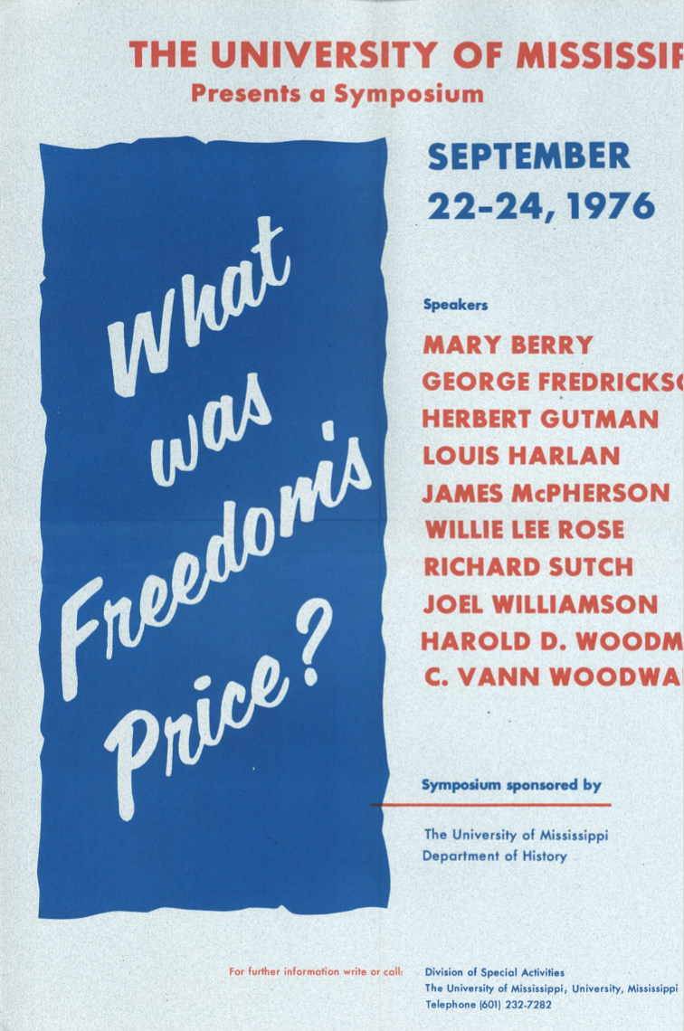 1976: What was Freedom's Price?