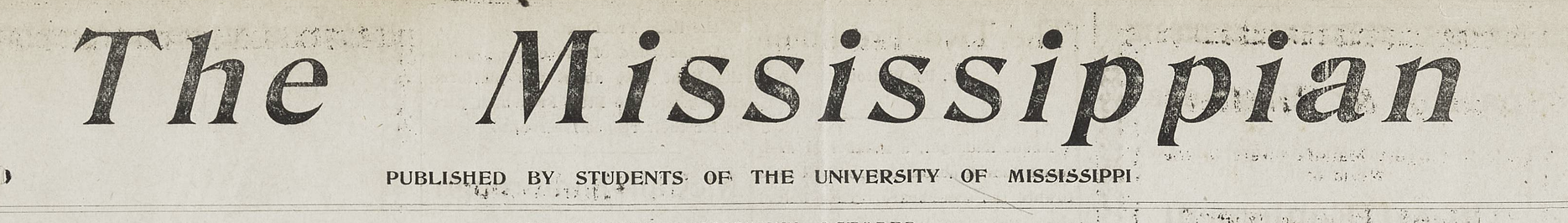 The Mississippian: 1911