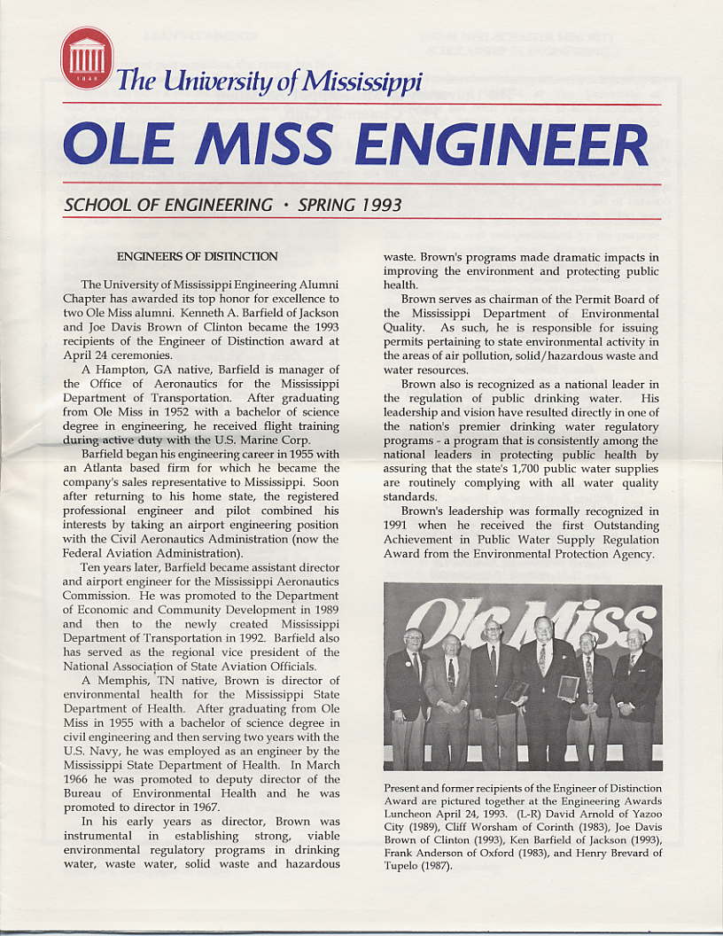 cover of Ole Miss Engineer 1993
