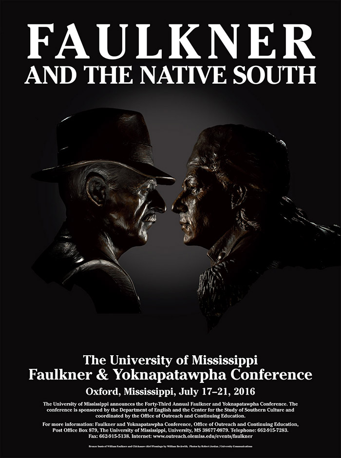 2016: Faulkner and the Native South