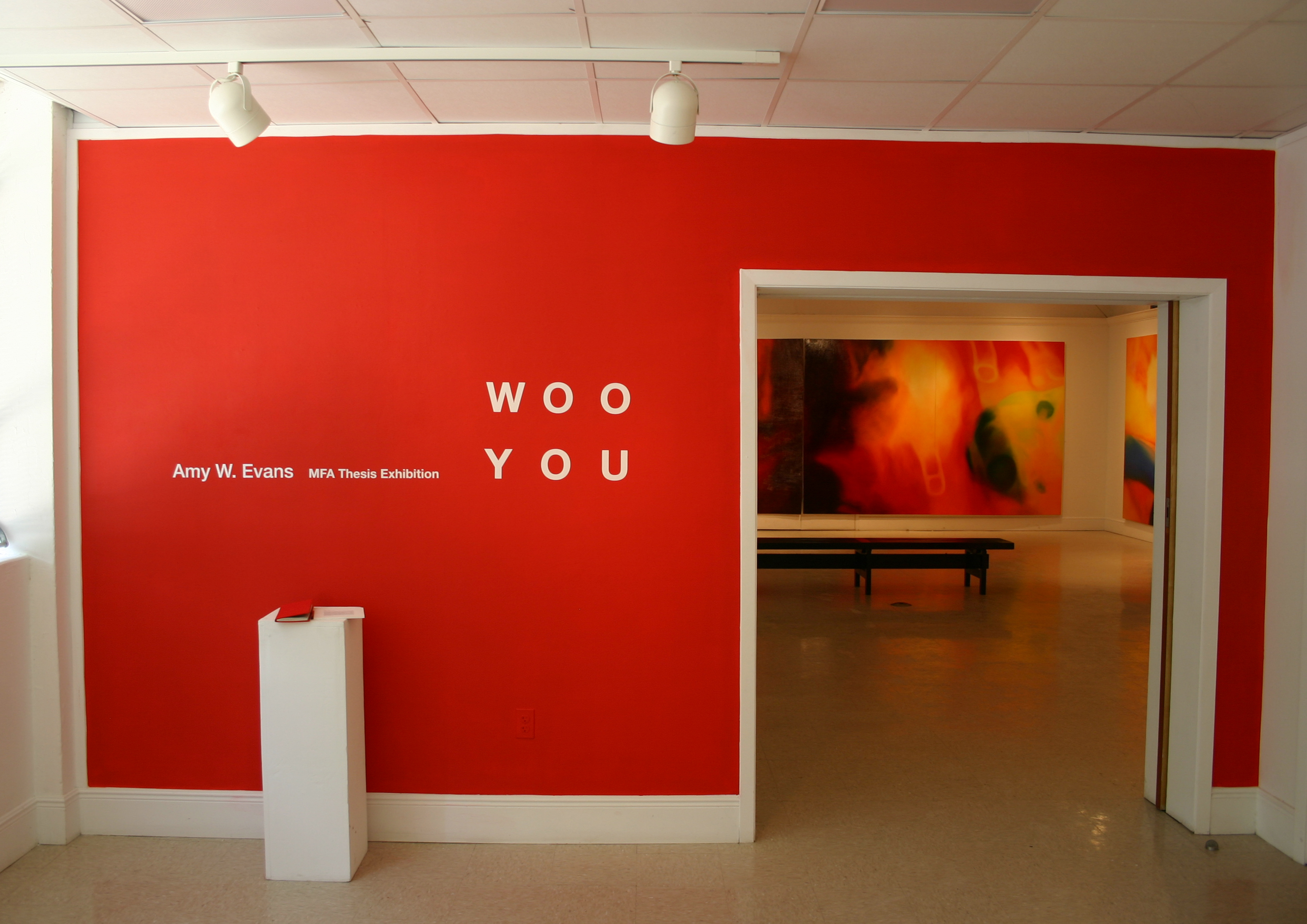 2010: MFA thesis show, Amy W. Evans (painting)