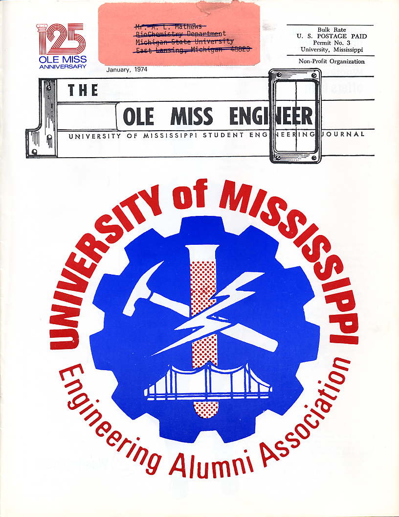 cover of Ole Miss Engineer 1974