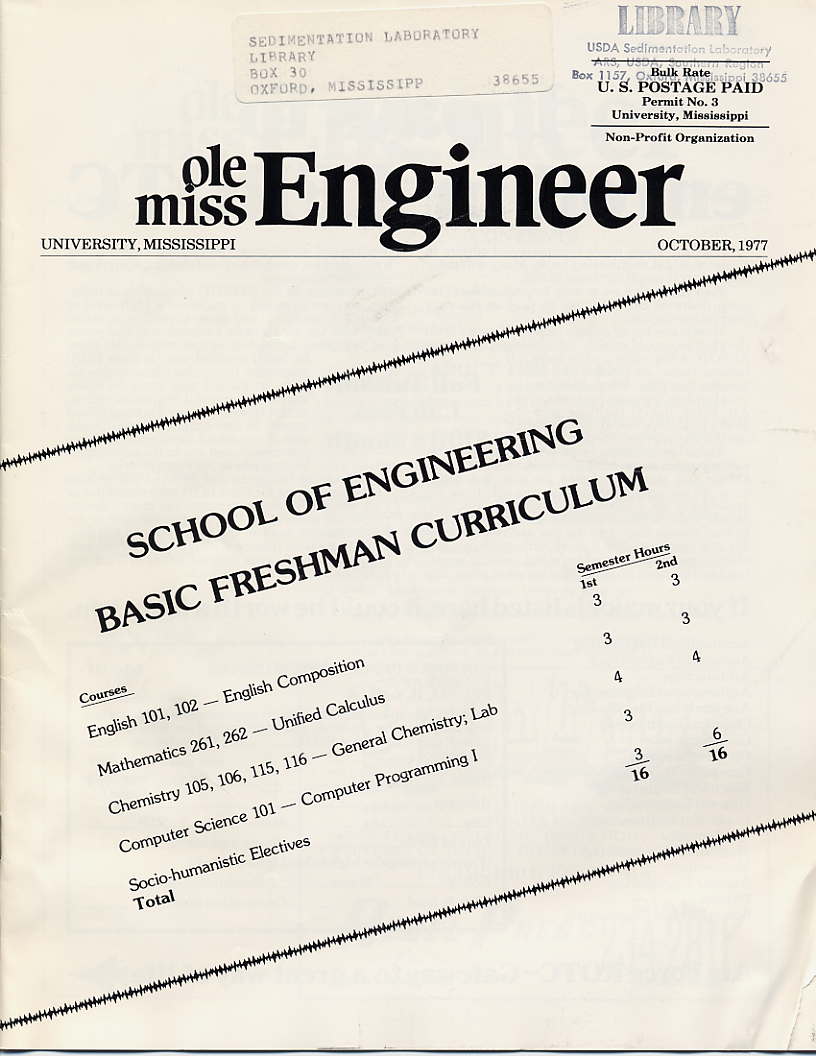 cover of Ole Miss Engineer 1977
