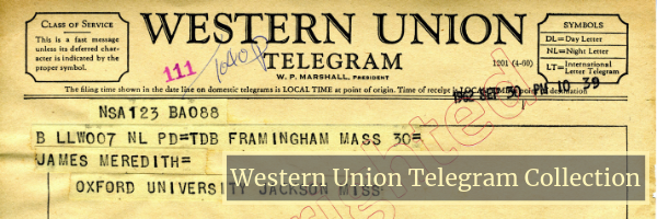 Western Union Telegram Collection