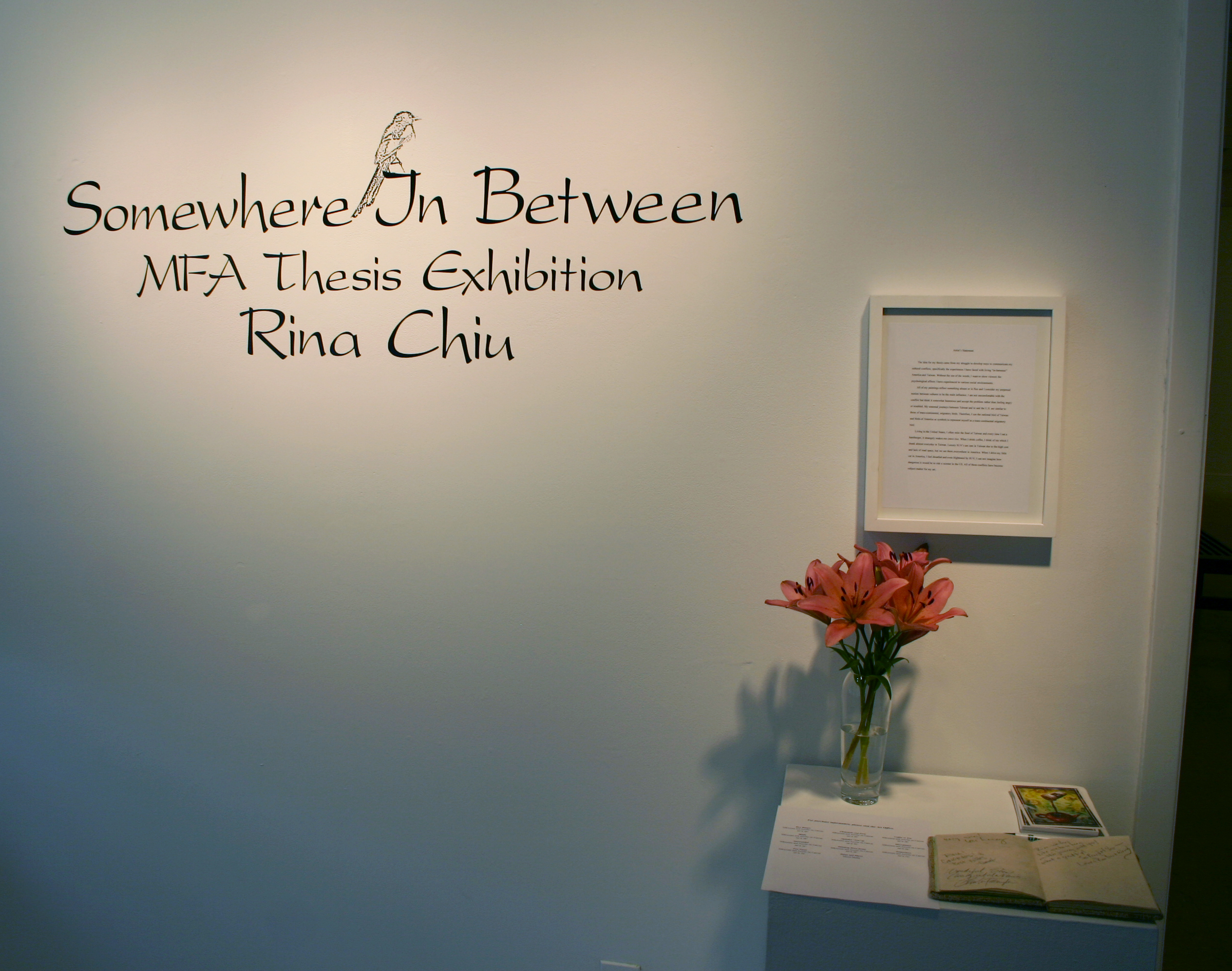2009: MFA thesis show, Rina Chiu (painting)