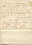 Party invitation, Providence, La., 31 December 1860 by Author Unknown