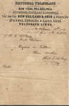 Brief telegraph, Thomas McCay to R.C. McCay, 17 January 1855