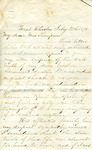 Emeline B. Mitchell to "My dear Mrs. Thompson," 11 July 1875 by Emeline B. Mitchell