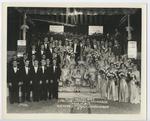 Ethel Cummings and Ray Minker group wedding photo (14 November 1933) by Clyde Bernhardt and Clyde Bernhardt