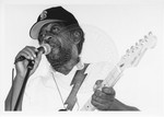 Willie King at the Poconos Blues Festival by Scott M. Bock and Willie King
