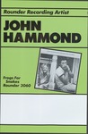 John Hammond Frogs for snakes by Rounder Records and John Hammond