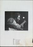 Blues Kalendar, March 1981, Fenton Robinson by H. Holzheuser and Fenton Robinson