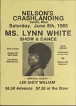 Lynn White at Nelson's Crashlanding, Sardis