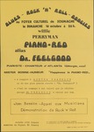 Piano Red, advertisement in French