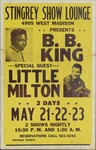 B.B. King and Little Milton concert at Stingrey Show Lounge