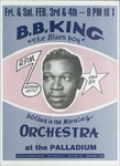 B.B. King 'the blues boy' at the Palldium by Buffalo Booking Agency