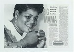 Hohner advertisement featuring Big Mama Thornton by Matthias Hohner AG