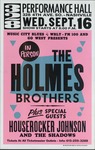 Holmes Brothers and Houserocker Johnson concert at Performance Hall by Ritz Sho-Card