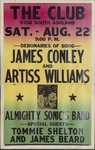 James Conley & Artiss Williams, Almighty Sonic's Band, Tommie Shelton and James Beard at the Club