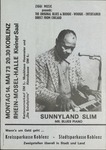 Sunnyland Slim, German advertisement