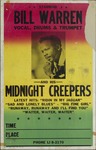 Bill Warren and his Midnight Creepers club poster