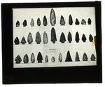 Collection of arrowheads from Mississippi by Calvin S. Brown