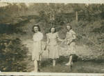 Frances Longino, Mary Emily Greenway, Winnie Bethea Catt at Cave Hill, Lawrence County, Mississippi