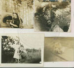 Winnie Bethea Catt, Agnes Jobran, Mary Emily Greenway, Mary Lou Rawls, Florence Bethea, Nancy Bethea, Winnie Bethea Catt Note: Four different photographs pasted on a note card