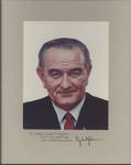 Portrait of President Lyndon B. Johnson. by Author Unknown
