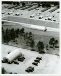 Aerial view of military camp. by Author Unknown