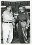 General Clayton shaking hands with General Wilson. by Author Unknown