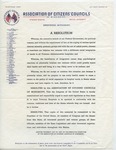 Association of Citizens' Council of Mississippi, A Resolution