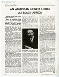 An American Negro Looks at Black Africa