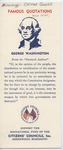 Famous Quotations, George Washington by Citizens' Councils of America